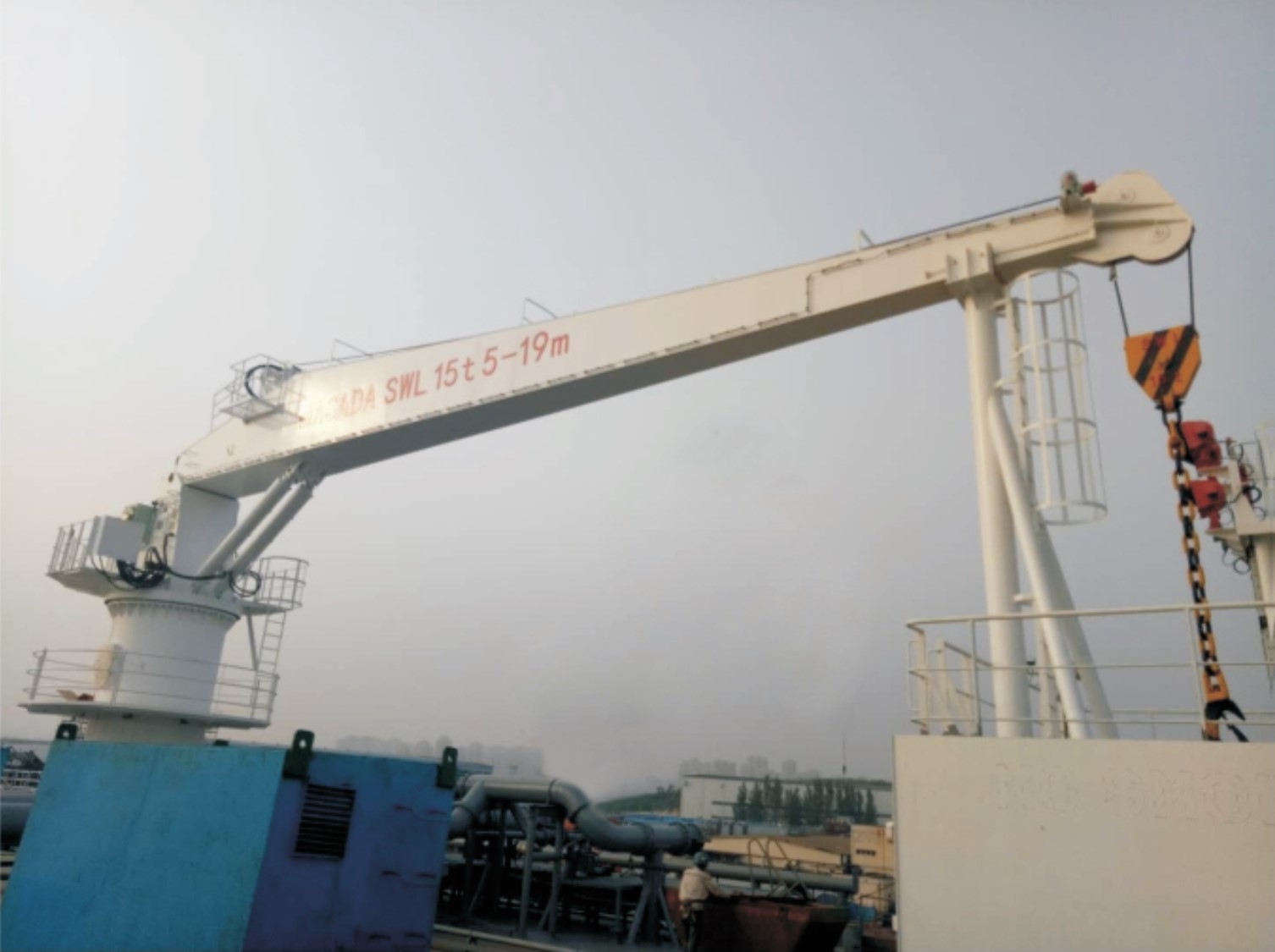 15T 5-9m Hydraulic Hose Handling Crane